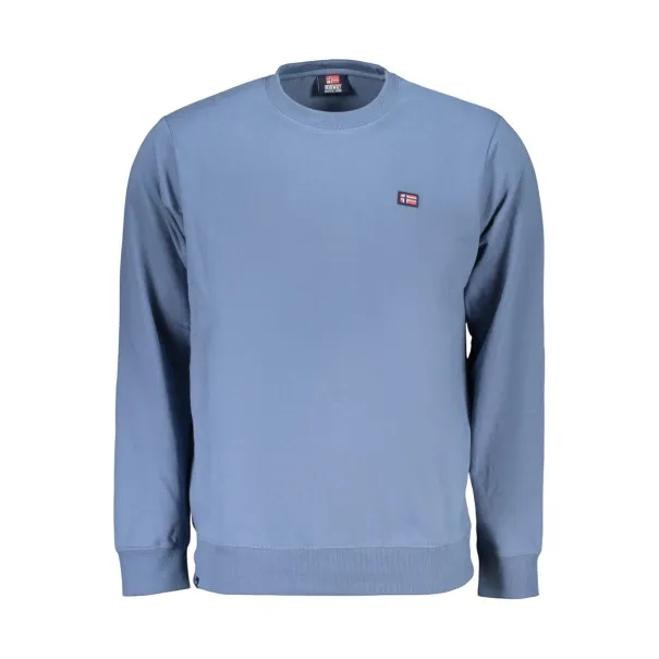 SWEAT-SHIRT BLEU À FERMETURE ÉCLAIR POUR HOMME NORVÈGE 1963 - NORWAY 1963