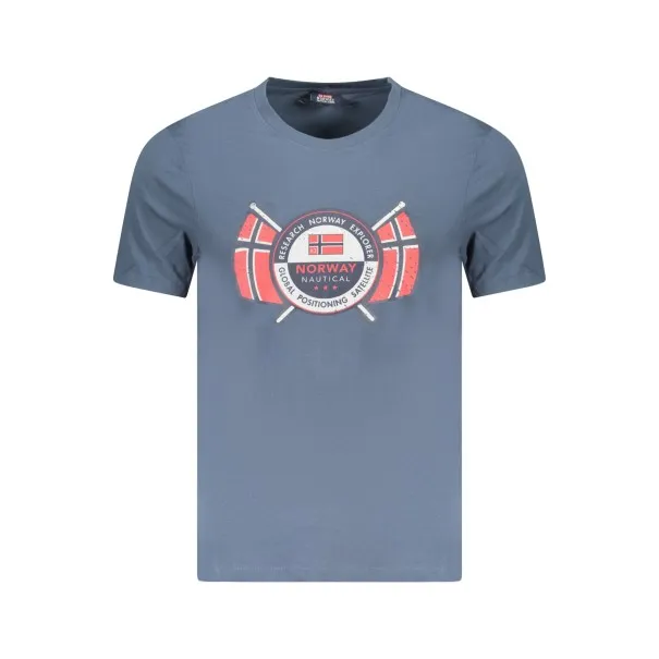T-SHIRT MANCHES COURTES HOMME NORVÈGE 1963 BLEU - NORWAY 1963