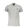 CAVALLI CLASS POLO MANCHES COURTES HOMME GRIS - CAVALLI CLASS