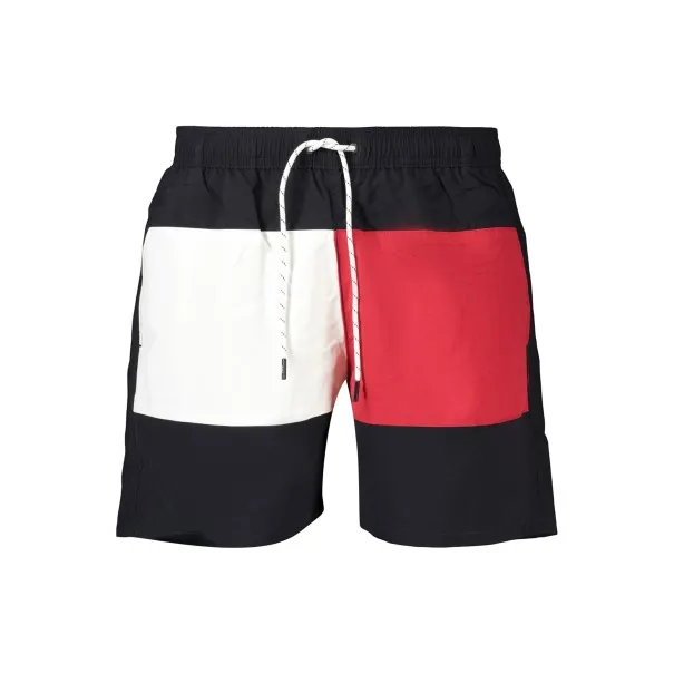 Maillot de bain homme Tommy Hilfiger à fond bleu - TOMMY HILFIGER