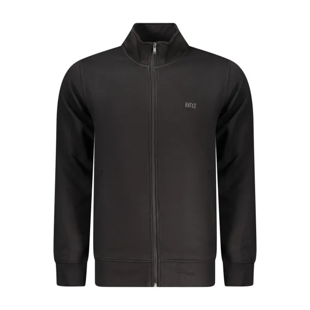 SWEAT-SHIRT NOIR À FERMETURE ÉCLAIR POUR HOMMES RIFLE - RIFLE