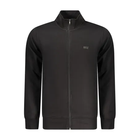 SWEAT-SHIRT NOIR À FERMETURE ÉCLAIR POUR HOMMES RIFLE - RIFLE