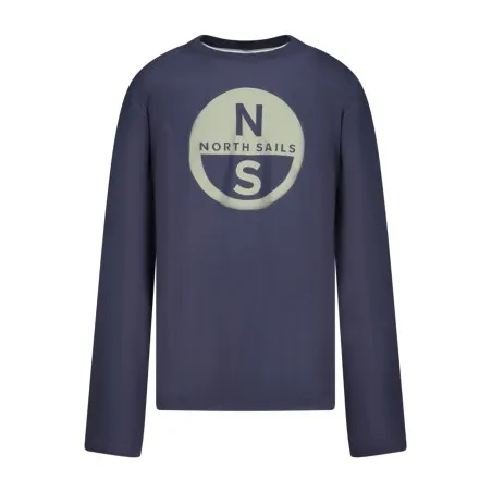 T-shirt à manches longues pour enfants North Sails, bleu - NORTH SAILS
