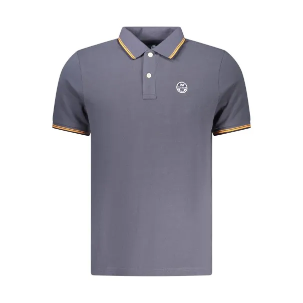 Polo à manches courtes pour homme North Sails, bleu - NORTH SAILS