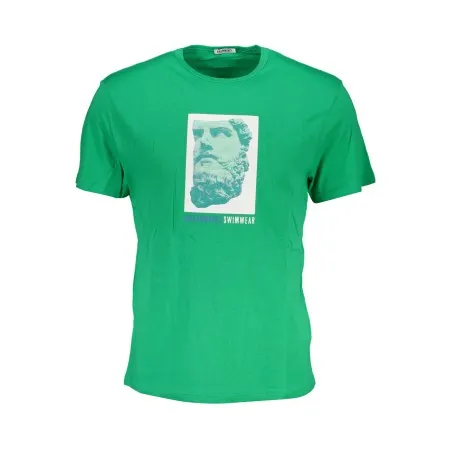 T-SHIRT À MANCHES COURTES HOMME BIKKEMBERGS VERT - BIKKEMBERGS