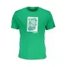 T-SHIRT À MANCHES COURTES HOMME BIKKEMBERGS VERT - BIKKEMBERGS