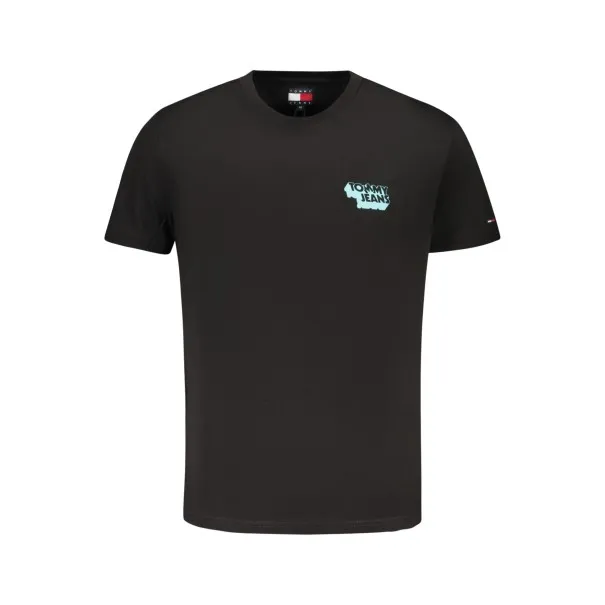 T-SHIRT À MANCHES COURTES TOMMY HILFIGER POUR HOMME NOIR - TOMMY HILFIGER