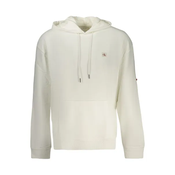Sweat-shirt zippé blanc pour homme Calvin Klein - CALVIN KLEIN