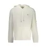 Sweat-shirt zippé blanc pour homme Calvin Klein - CALVIN KLEIN