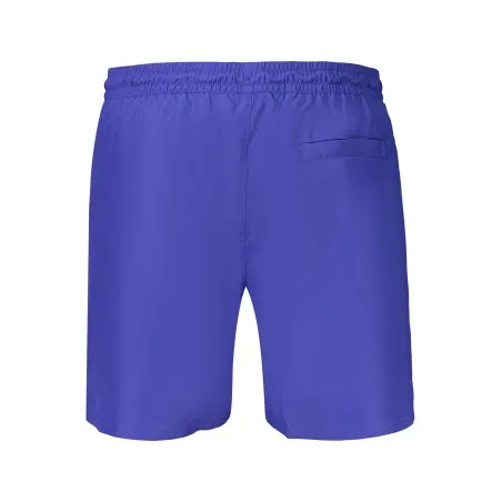 Maillot de bain homme Calvin Klein à fond bleu - CALVIN KLEIN