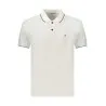 Polo blanc à manches courtes pour homme Coveri Moving - COVERI MOVING