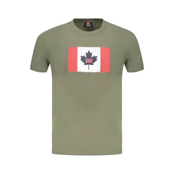 T-SHIRT À MANCHES COURTES POUR HOMME NORVÈGE 1963 VERT - NORWAY 1963