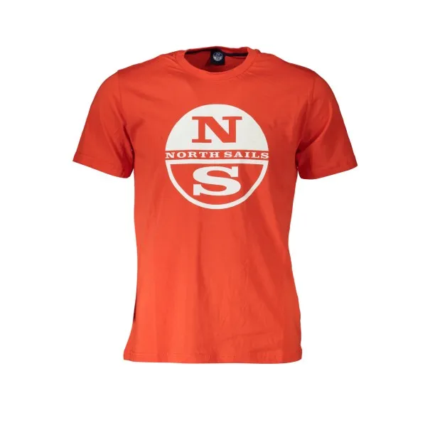 T-SHIRT À MANCHES COURTES POUR HOMMES NORTH SAILS ROUGE - NORTH SAILS
