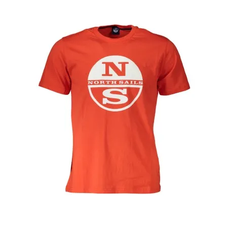 T-SHIRT À MANCHES COURTES POUR HOMMES NORTH SAILS ROUGE - NORTH SAILS