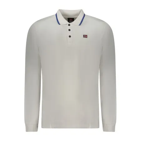 Polo blanc à manches longues pour homme, Norvège 1963 - NORWAY 1963