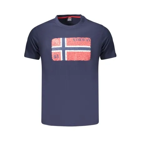 T-shirt à manches courtes pour homme, Norvège 1963, bleu - NORWAY 1963