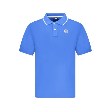 POLO À MANCHES COURTES POUR HOMMES NORTH SAILS BLEU - NORTH SAILS