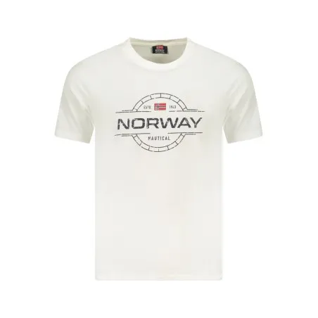 T-SHIRT MANCHES COURTES HOMME NORVÈGE 1963 BLANC - NORWAY 1963