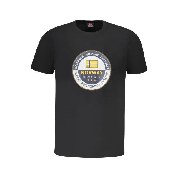 T-SHIRT MANCHES COURTES HOMME NORVÈGE 1963 NOIR - NORWAY 1963