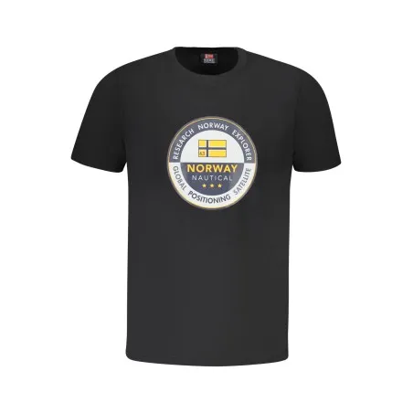 T-SHIRT MANCHES COURTES HOMME NORVÈGE 1963 NOIR - NORWAY 1963