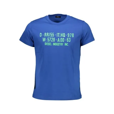 T-SHIRT MANCHES COURTES DIESEL POUR HOMME BLEU - Diesel
