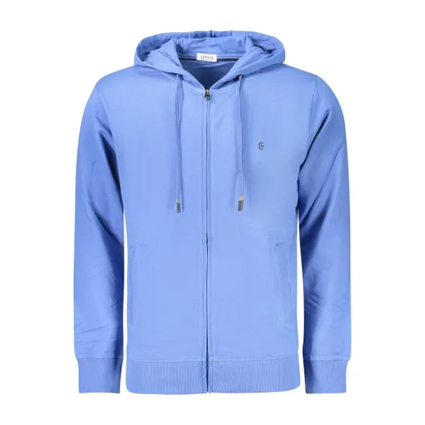 SWEAT-SHIRT BLEU À FERMETURE ÉCLAIR POUR HOMME COVERI MOVING - COVERI MOVING
