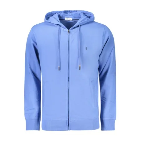 SWEAT-SHIRT BLEU À FERMETURE ÉCLAIR POUR HOMME COVERI MOVING - COVERI MOVING