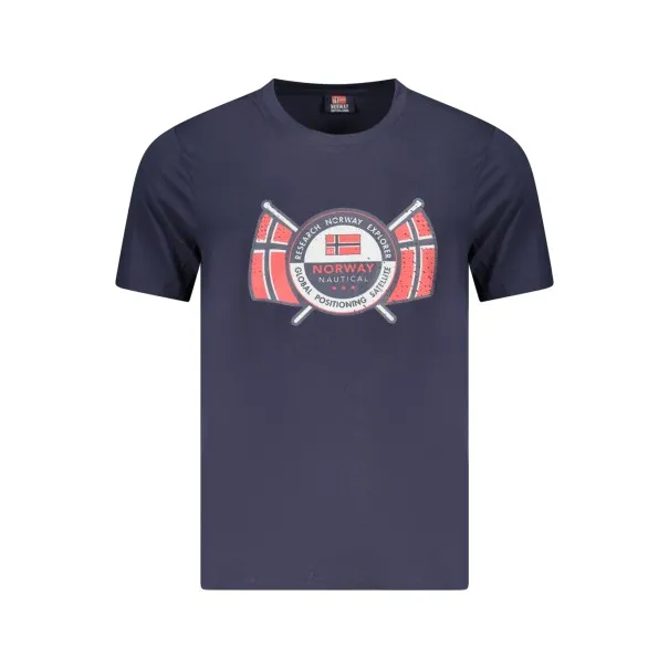 T-SHIRT MANCHES COURTES HOMME NORVÈGE 1963 BLEU - NORWAY 1963
