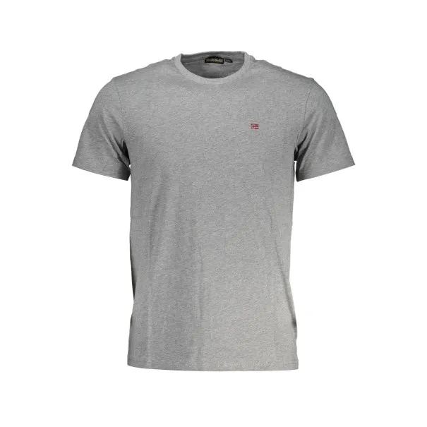 T-SHIRT À MANCHES COURTES NAPAPIJRI HOMME GRIS - NAPAPIJRI