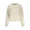 SWEAT-SHIRT BLANC À FERMETURE ÉCLAIR GUESS JEANS POUR FEMME - GUESS JEANS
