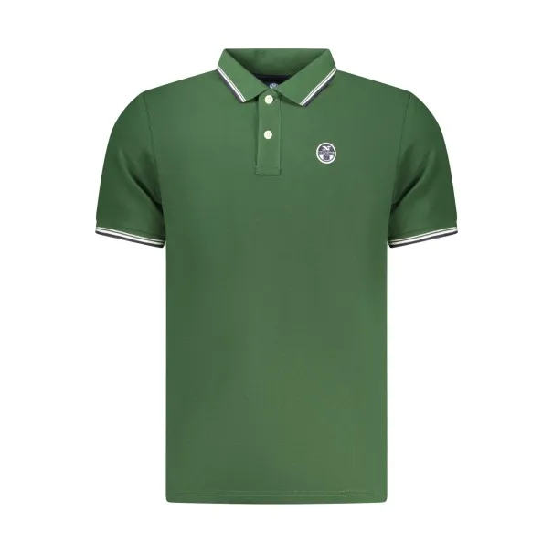 POLO À MANCHES COURTES POUR HOMME NORTH SAILS, VERT - NORTH SAILS