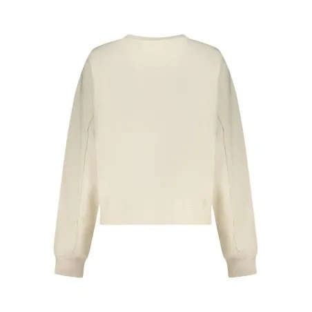 SWEAT-SHIRT BLANC À FERMETURE ÉCLAIR GUESS JEANS POUR FEMME - GUESS JEANS