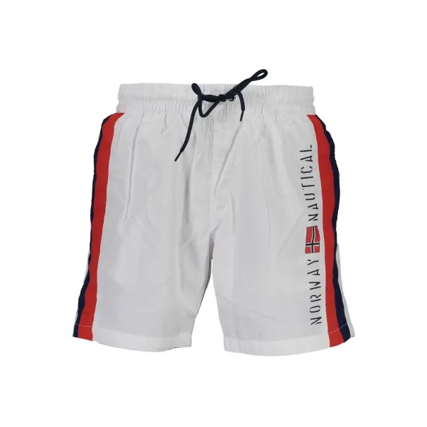 Short de Bain Blanc NORWAY 1963 pour Homme Tailles M à 2XL - NORWAY 1963