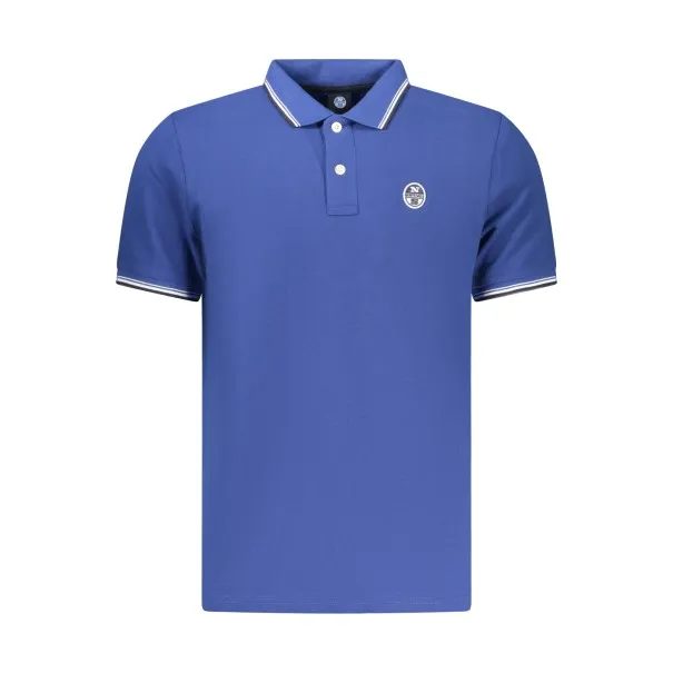 Polo à manches courtes pour homme North Sails, bleu - NORTH SAILS