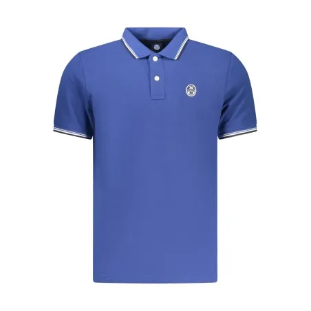 Polo à manches courtes pour homme North Sails, bleu - NORTH SAILS