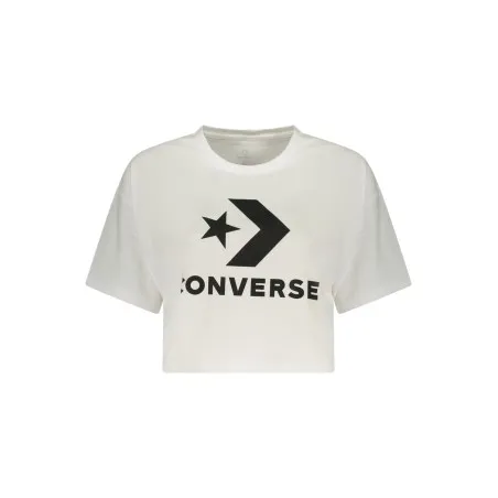 T-shirt Converse à manches courtes pour femme, blanc - CONVERSE