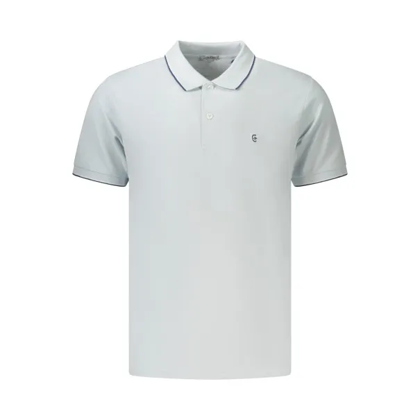 Polo à manches courtes pour homme Coveri Moving, bleu - COVERI MOVING