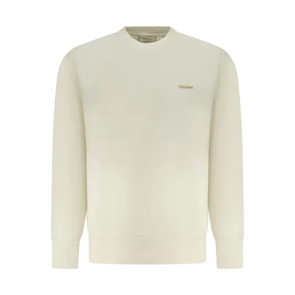 Sweat-shirt sans fermeture éclair Calvin Klein pour homme Beige - CALVIN KLEIN