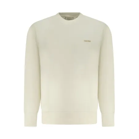 Sweat-shirt sans fermeture éclair Calvin Klein pour homme Beige - CALVIN KLEIN