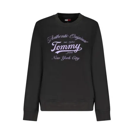 Sweat zippé noir Tommy Hilfiger pour femme - TOMMY HILFIGER