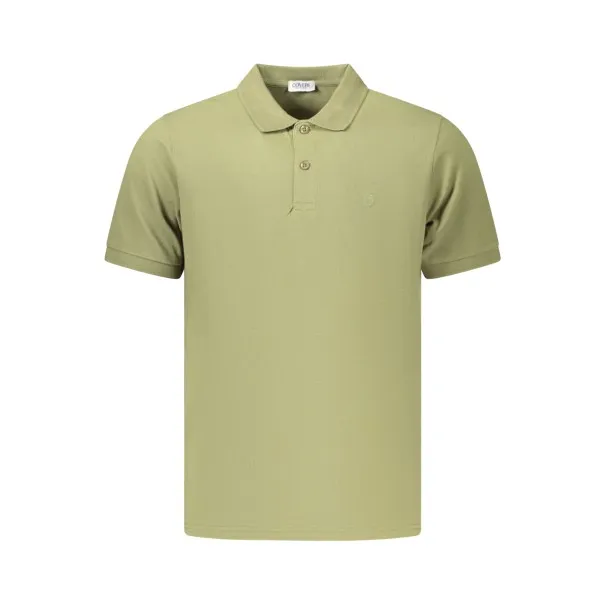 Polo à manches courtes pour homme Coveri Moving, vert - COVERI MOVING