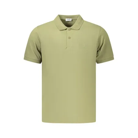 Polo à manches courtes pour homme Coveri Moving, vert - COVERI MOVING