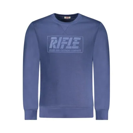 SWEAT-SHIRT ZIPPÉ RIFLE POUR HOMME BLEU - RIFLE
