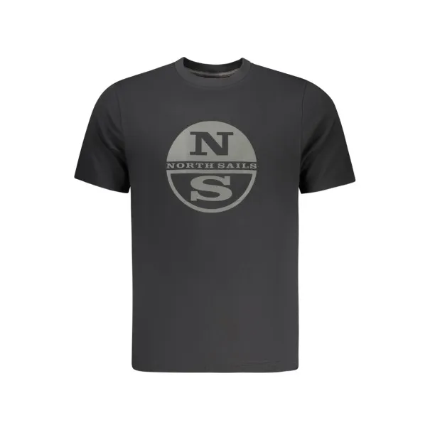 T-shirt à manches courtes pour homme North Sails, noir - NORTH SAILS