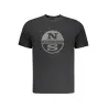 T-shirt à manches courtes pour homme North Sails, noir - NORTH SAILS