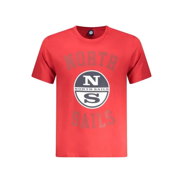 T-SHIRT À MANCHES COURTES POUR HOMMES NORTH SAILS ROUGE - NORTH SAILS