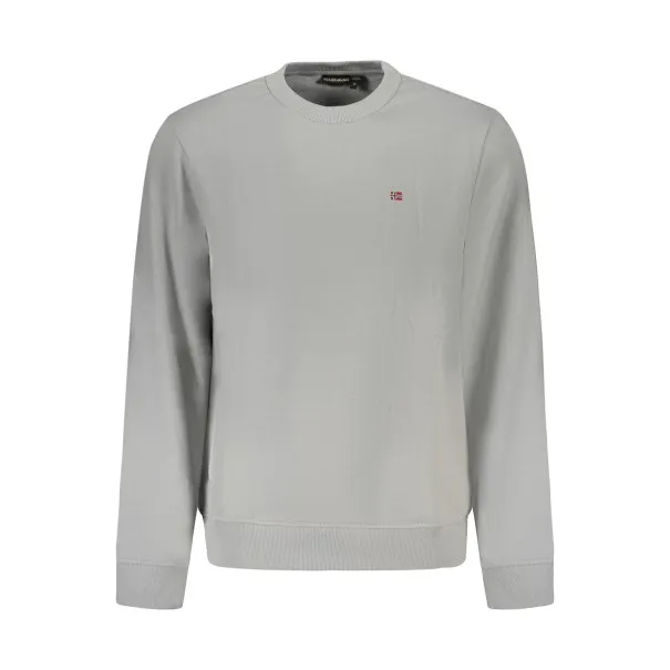 SWEAT-SHIRT NAPAPIJRI SANS ZIP HOMME GRIS - NAPAPIJRI