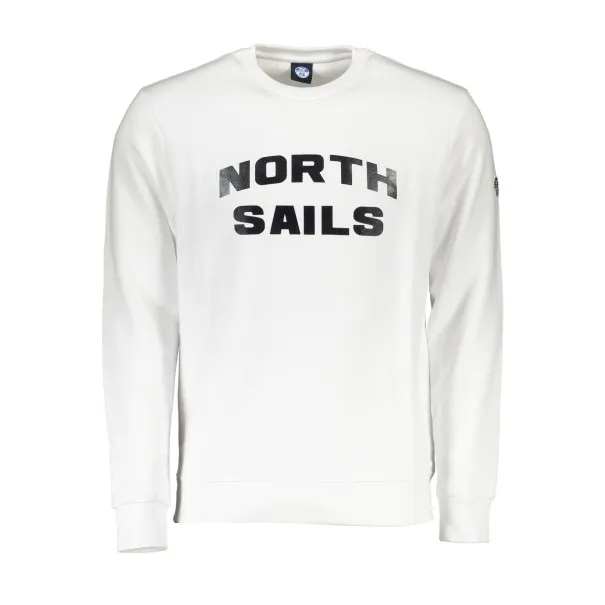 Sweat zippé North Sails pour homme, blanc - NORTH SAILS