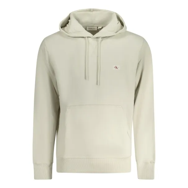 Sweat-shirt sans fermeture éclair Calvin Klein pour homme Beige - CALVIN KLEIN