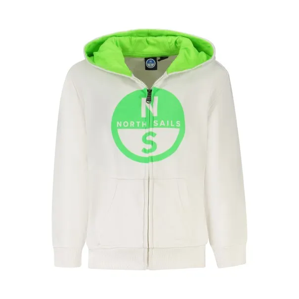 Sweat zippé North Sails pour enfants, blanc - NORTH SAILS